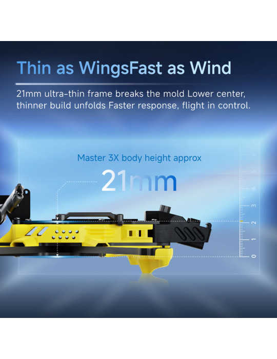 SpeedyBee Master3X O4P Frame - with Aluminum Alloy Head