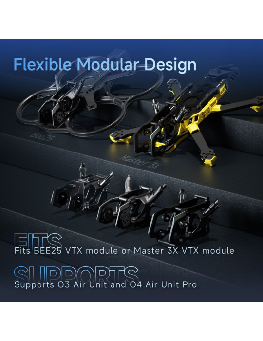 SpeedyBee Master3X O4P Frame - with Aluminum Alloy Head
