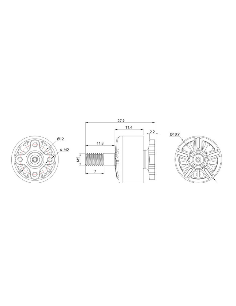 Tiger Motor V1507 2700Kv (6S)