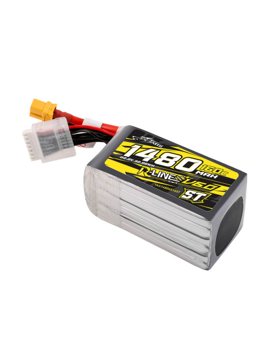 TATTU R-Line 1480mAh 6S 160C V6.0 LiPo for FPV drone