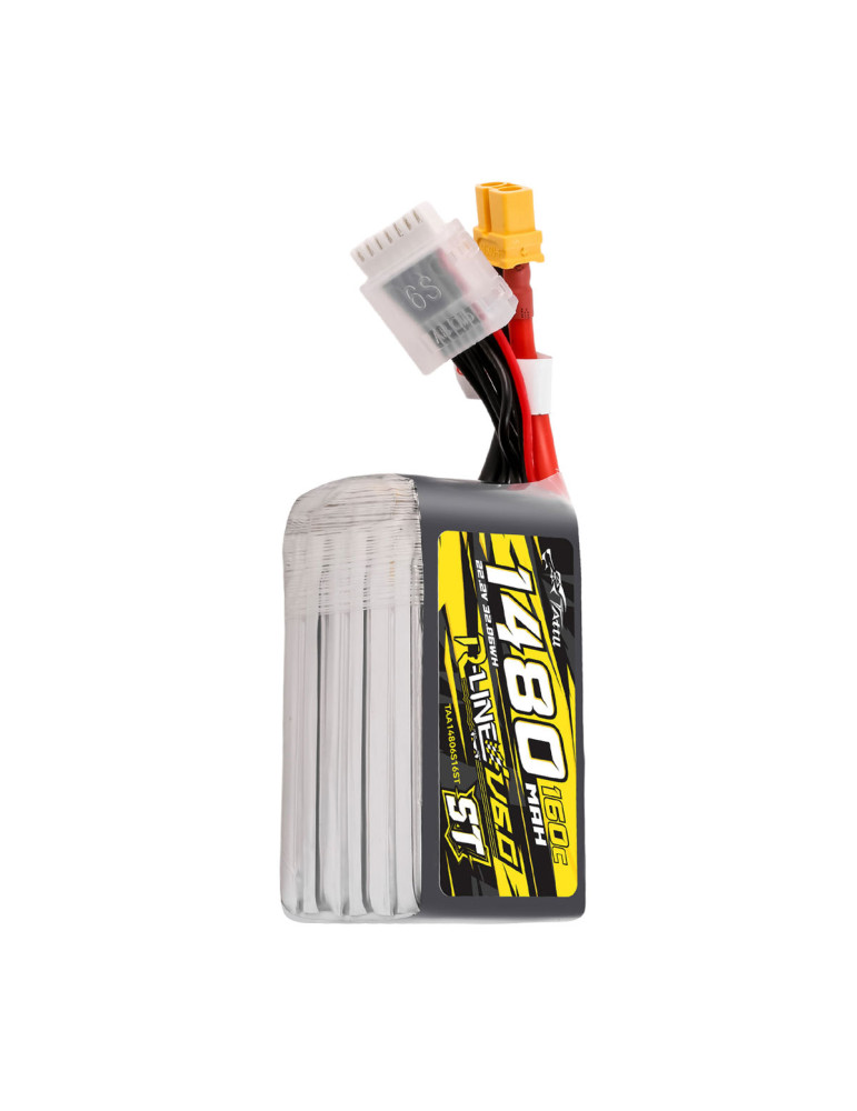 TATTU R-Line 1480mAh 6S 160C V6.0 LiPo for FPV drone