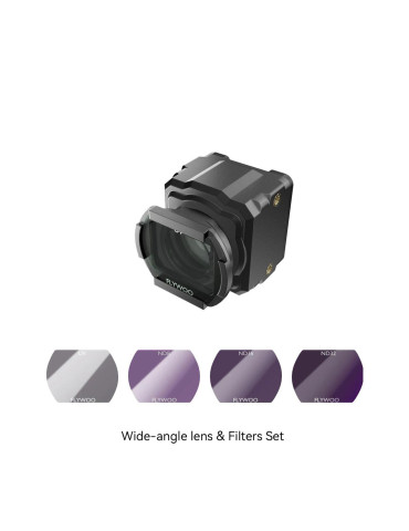Flywoo DJI O4 Lite Weitwinkel Linse 155°​​ + Filter Set