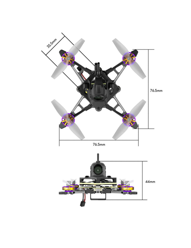 Flywoo Firefly 18 1S Nano Baby V3 Walksnail Quad (ELRS 2.4G)