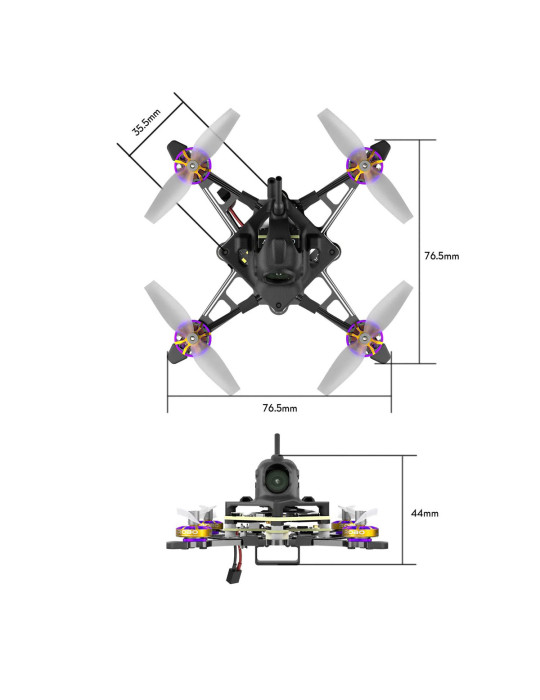 Flywoo Firefly 18 1S Nano Baby V3 Walksnail Quad (ELRS 2.4G)