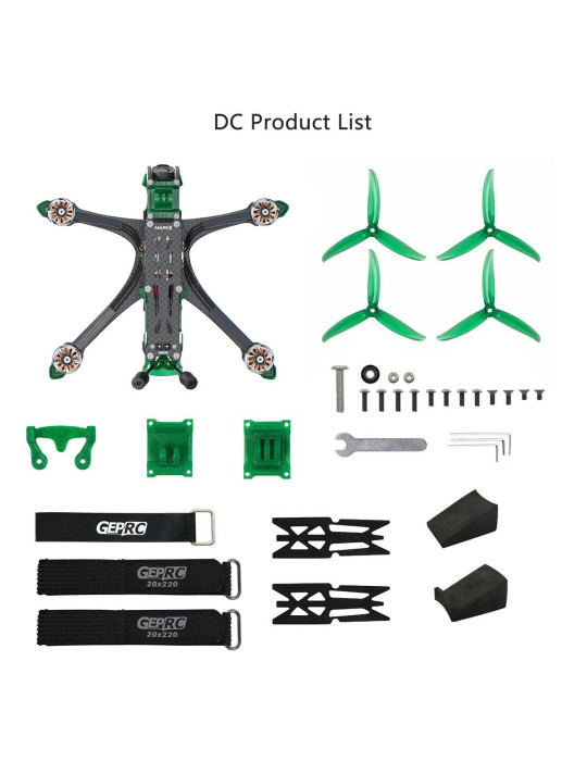 GEPRC Mark5 O4 Pro DC 6S with GPS - Lieferumfang