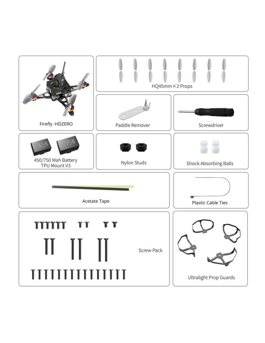 Digitales FPV Garten-Ripper Komplettset mit "Toothpick" Drohne, HDZero