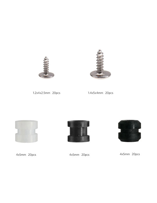 Tiny Whoop Screws and Rubber Dampers