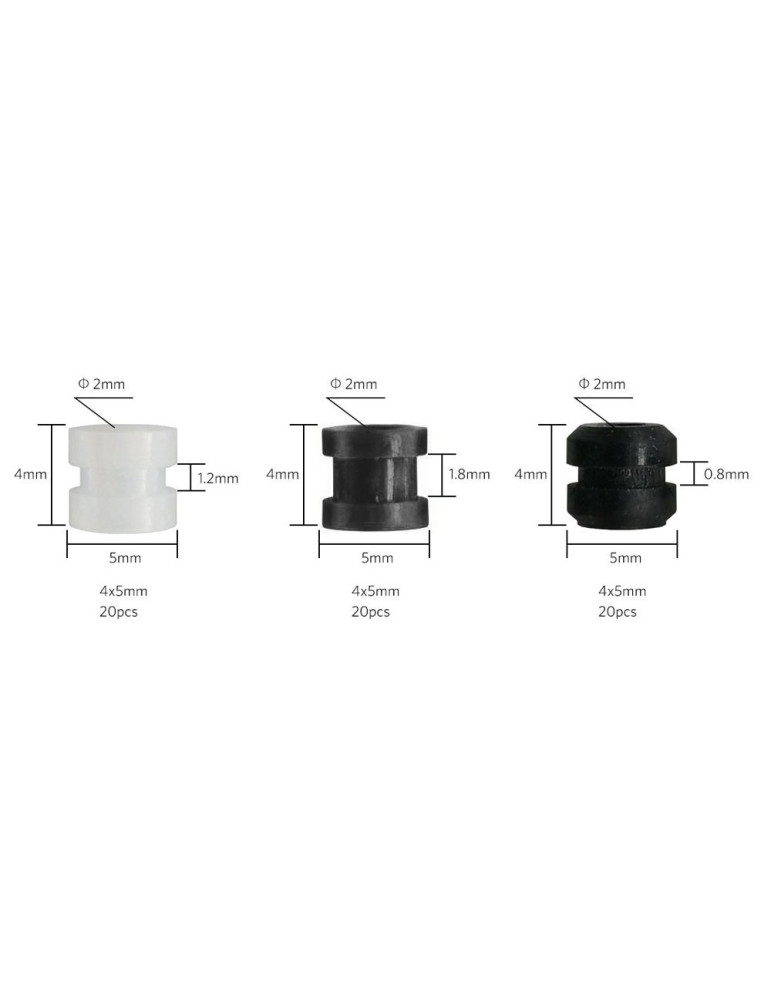 Tiny Whoop Screws and Rubber Dampers