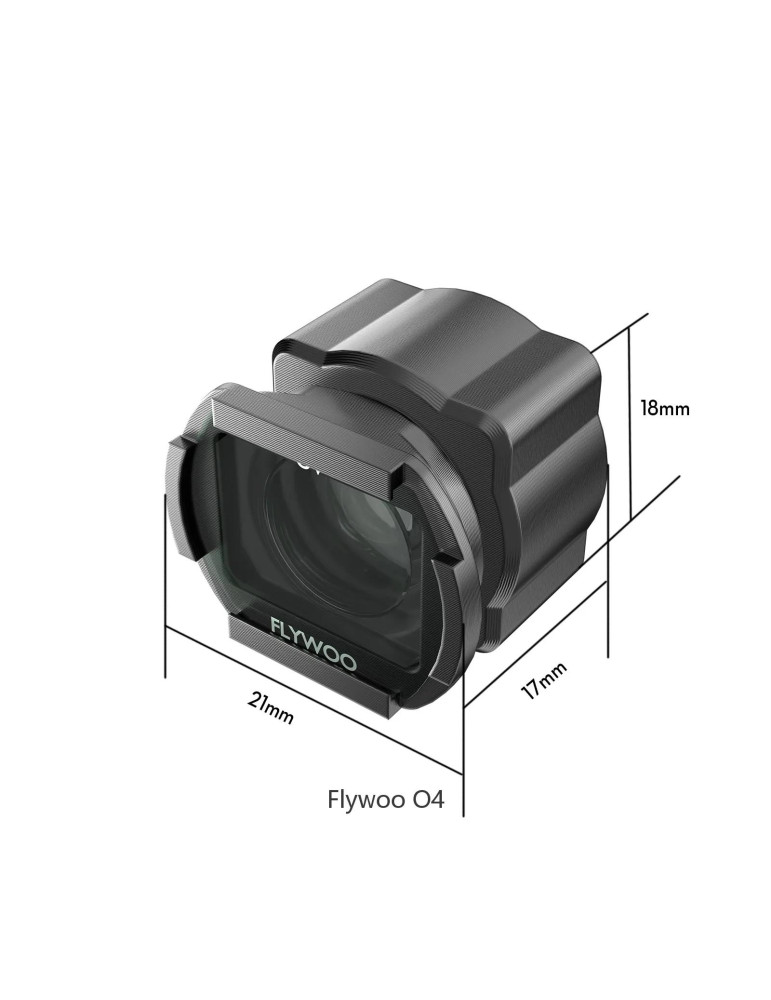Flywoo DJI O4 Lite Wide Angle Lens 155° + Filter Set