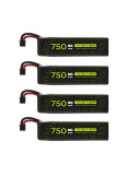 Flywoo Explorer 750mAh 1S HV V2 LiPo Batterie (A30) 4 Stück