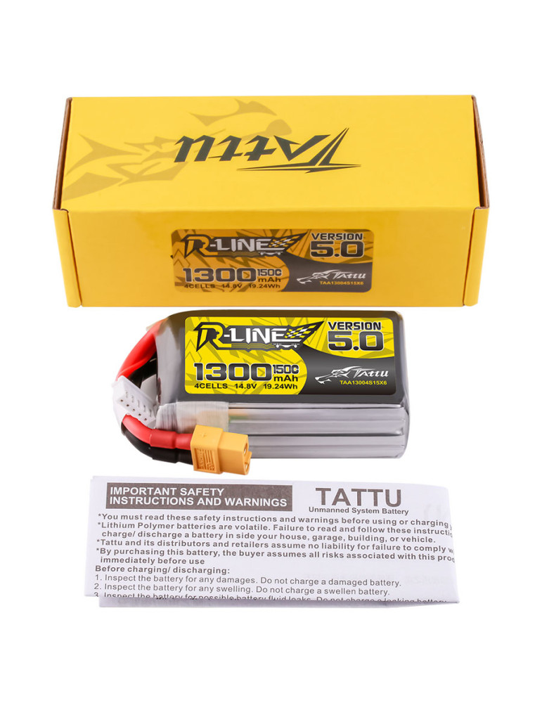 R-Line Tattu 6S "Race Lipo"