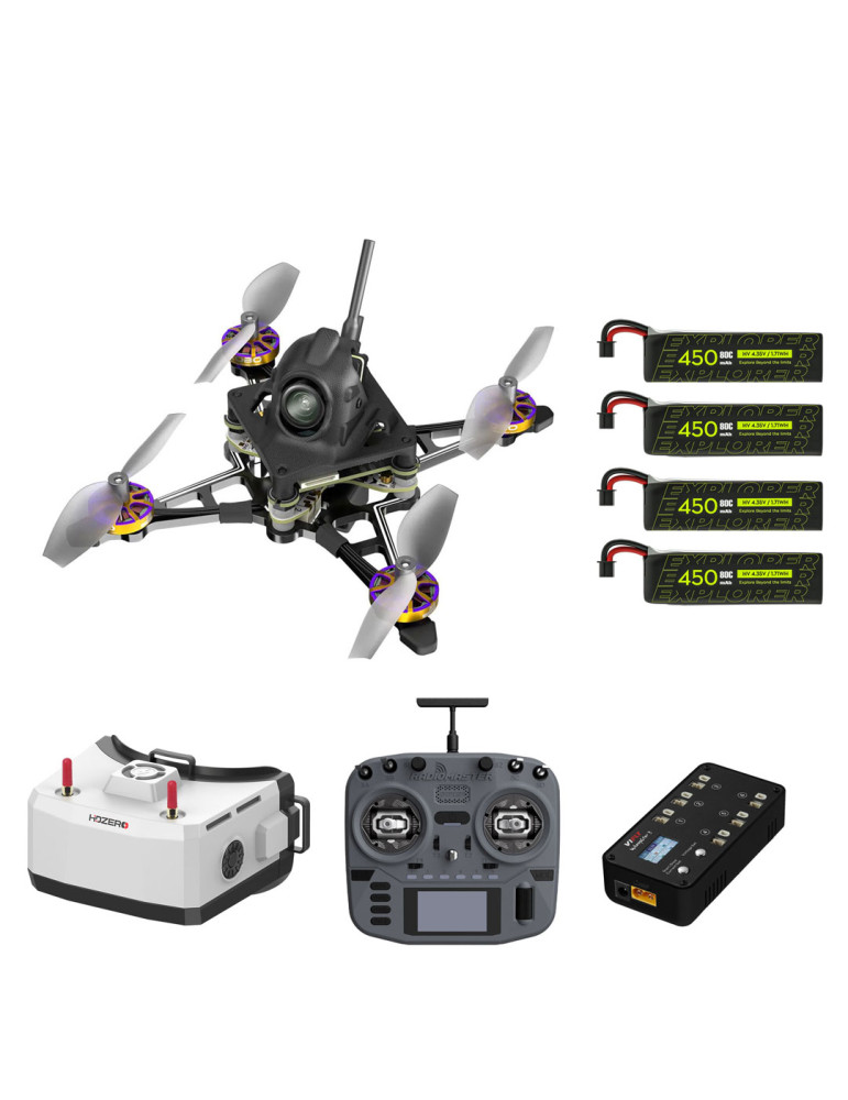 Digitales FPV Garten-Ripper Komplettset mit "Toothpick" Drohne, HDZero