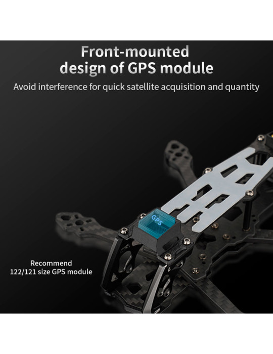 DeepSpace FPV SEEKER 3 DJI O4 Pro/DJI O3 sub-250 Frame