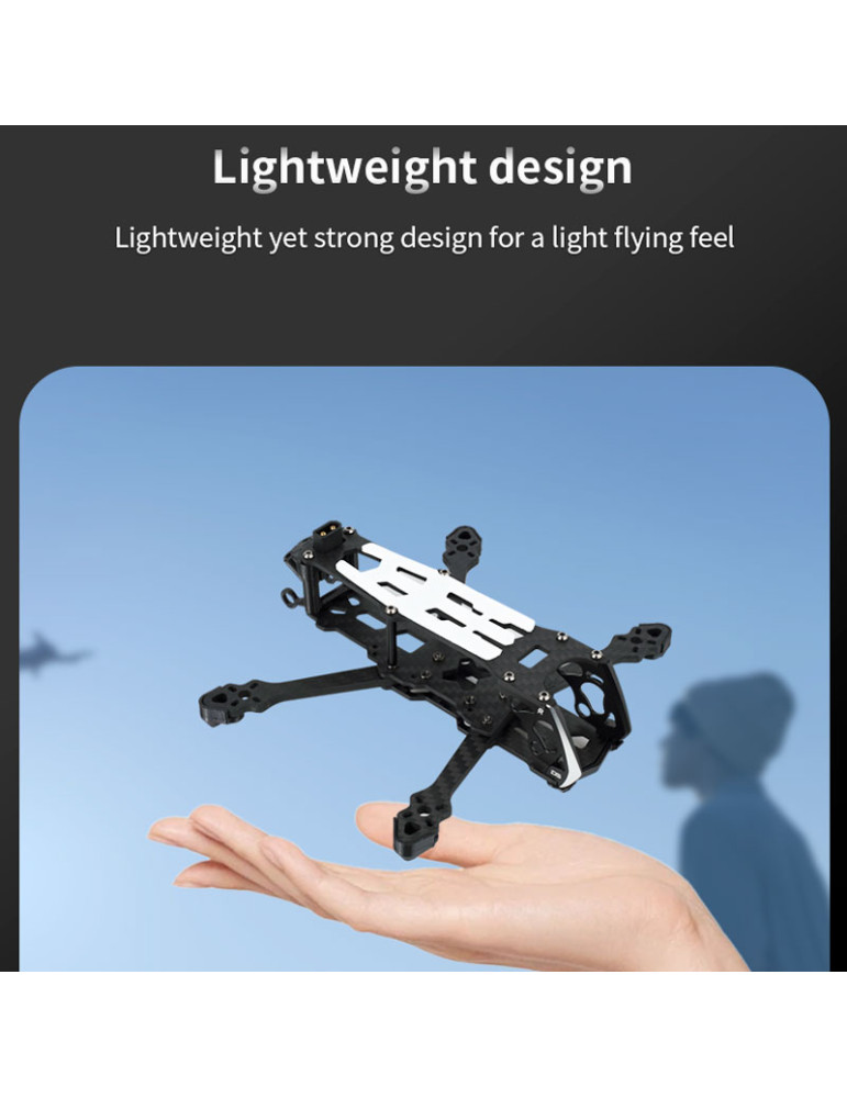 DeepSpace FPV SEEKER 3 DJI O4 Pro/DJI O3 sub-250 Frame