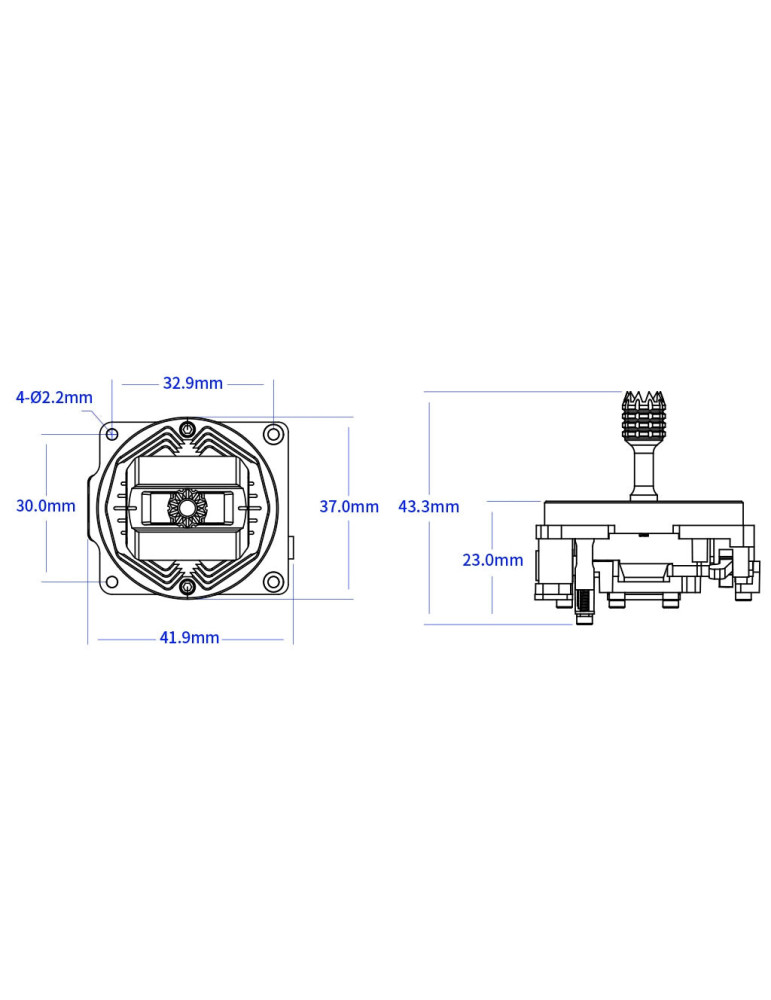 Radiomaster Pocket AG01 Nano CNC Hall Gimbal Upgrade