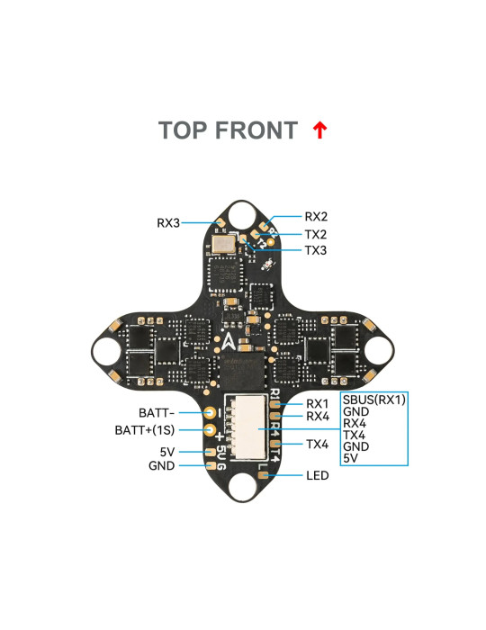 BetaFPV Matrix 3in1 AIO 1S Brushless FC für Tiny Whoops