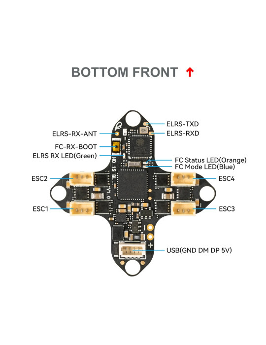 BetaFPV Matrix 3in1 AIO 1S Brushless FC für Tiny Whoops