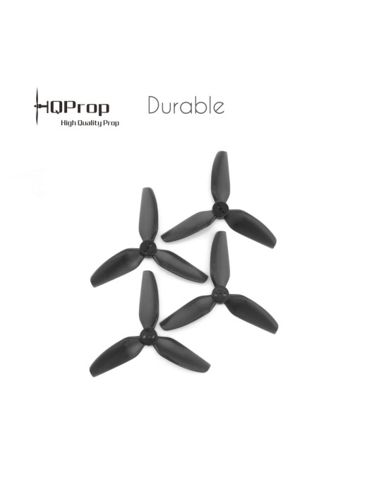 HQProp T3x3x3 CW+CCW Triblade Propeller Black für FPV Race und Freestyle