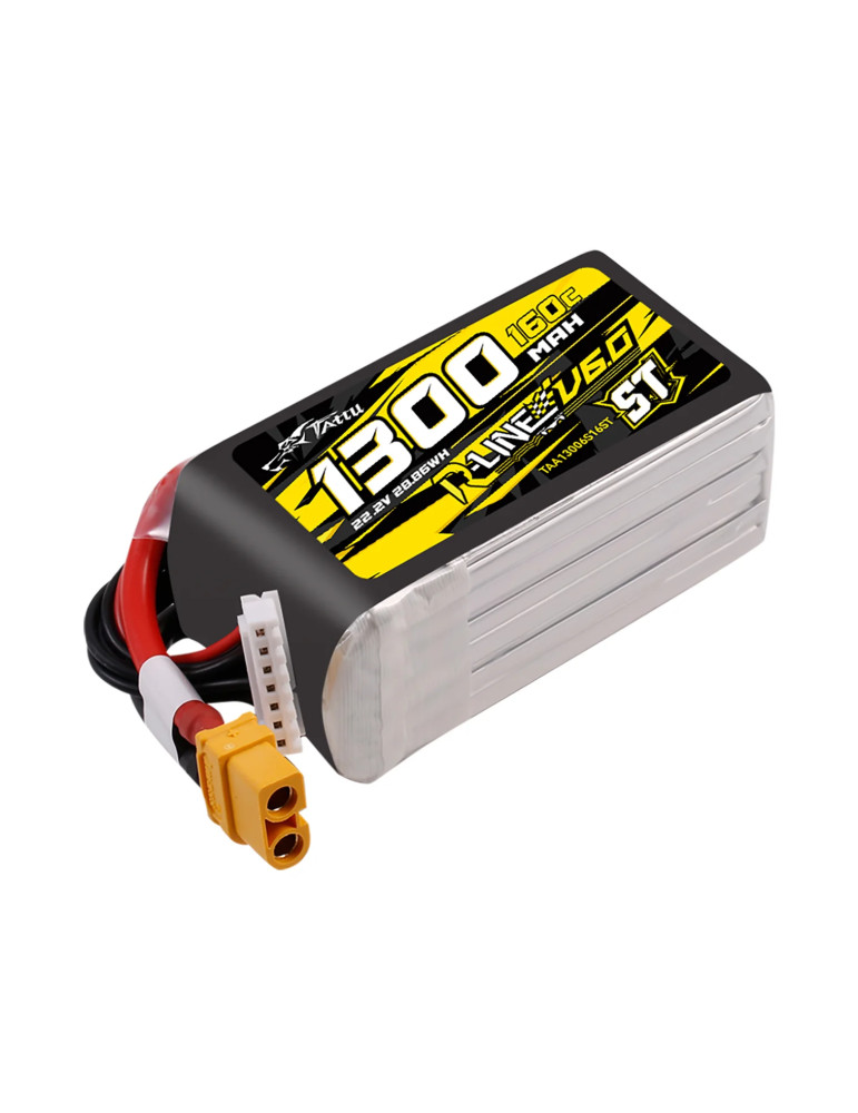 TATTU R-Line 1480mAh 6S 160C V6.0 LiPo für FPV Drohne
