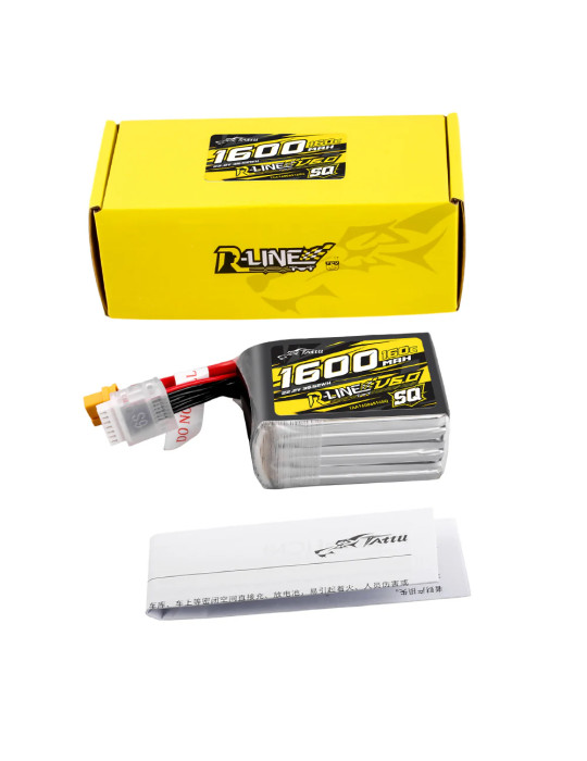 TATTU R-Line 1600mAh 6S 160C V6.0 [SQ] (XT60)