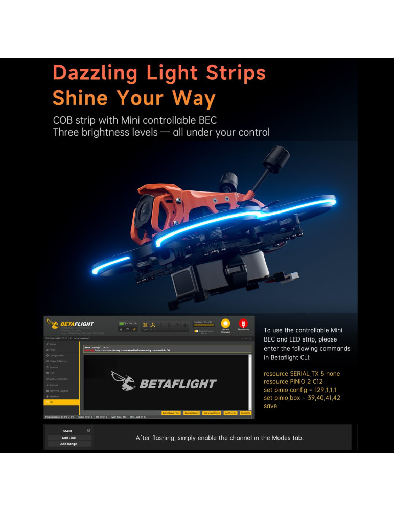 GEPRC Darkstar 22 O4 Pro (ELRS) 2.2" Cinewhoop