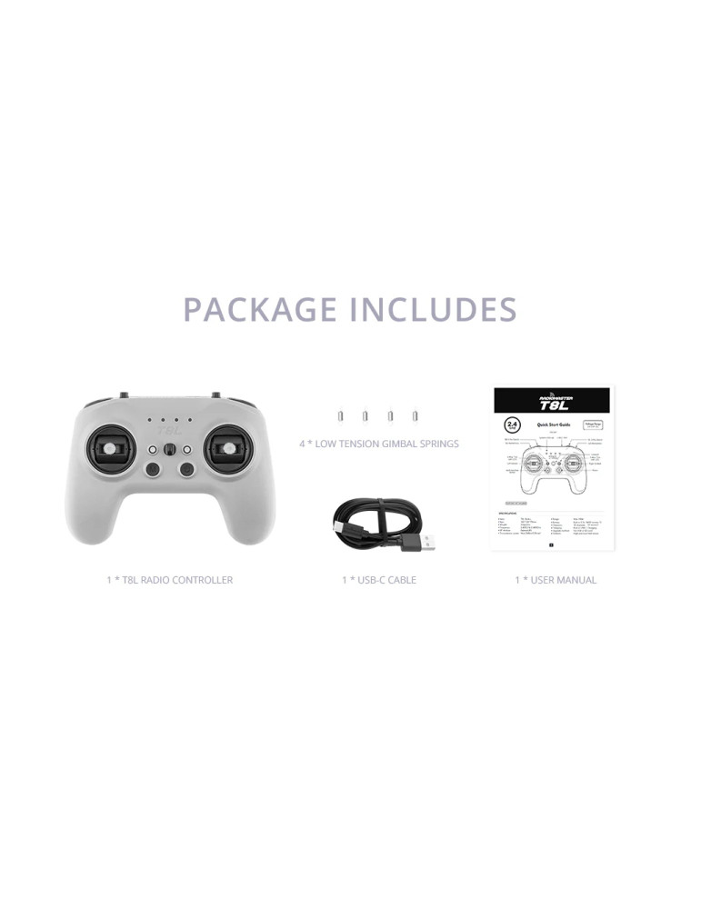 RadioMaster T8L Radio Controller (ELRS)