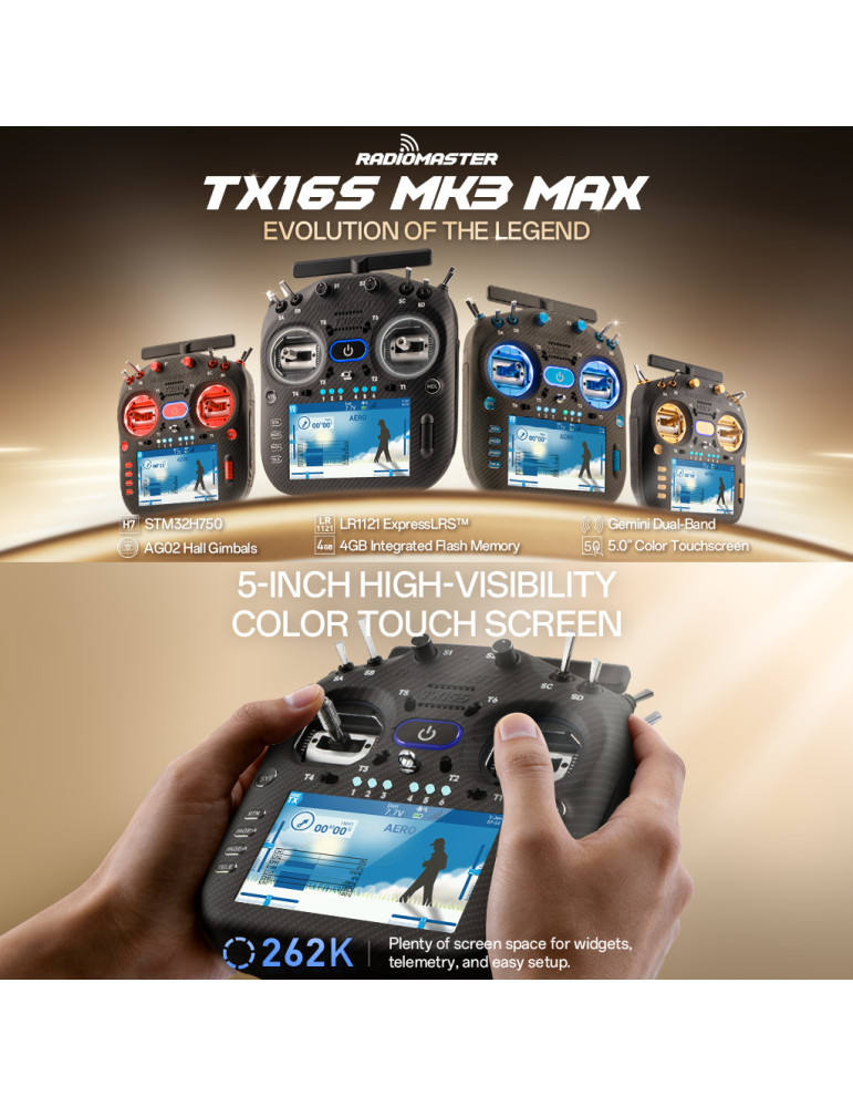 RadioMaster TX16S Mk3 MAX Radio Controller (ELRS)