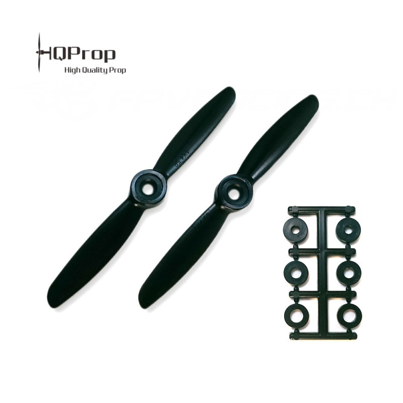 HQProp 4x4.5 CW Propeller - Schwarz