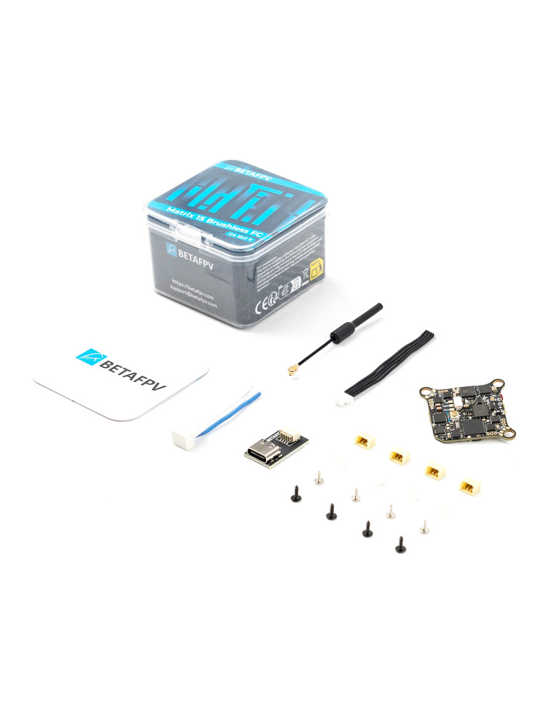 BetaFPV Matrix 5in1 V2 AIO 1S Brushless G4 FC 12A Bluejay ESC - zum Löten