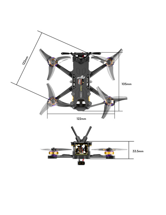Flywoo Firefly 25MINI O4 Wide 3S (ELRS 2.4G)