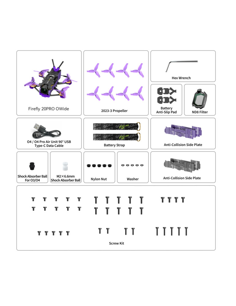 Flywoo Firefly 20PRO O4 Wide 4S (ELRS 2.4G)