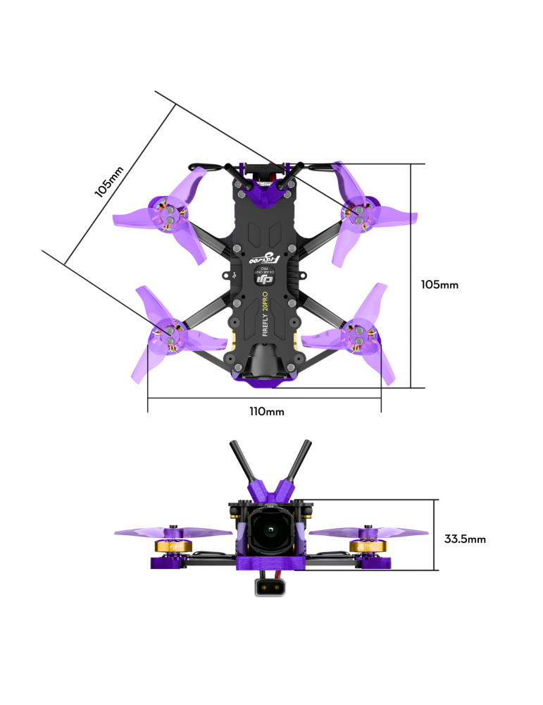 Flywoo Firefly 20PRO O4 PRO 4S (BNF-DJI)