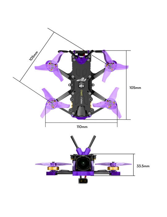 Flywoo Firefly 20PRO O4 PRO 4S (BNF-DJI)