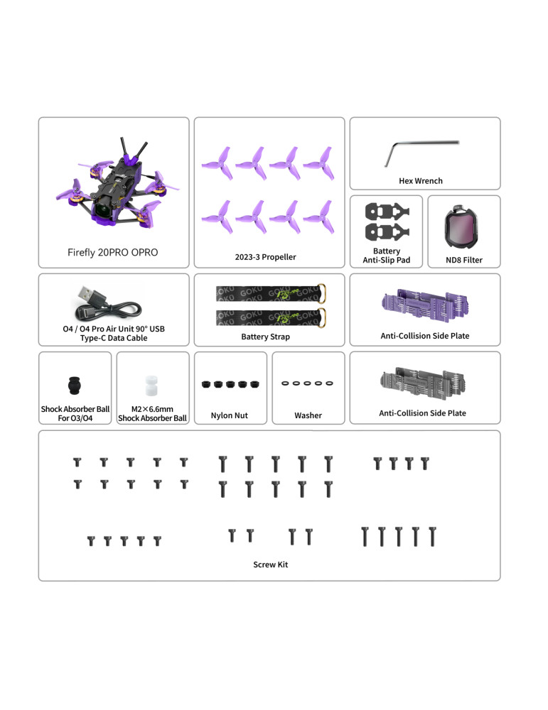 Flywoo Firefly 20PRO O4 PRO 4S (BNF-DJI)