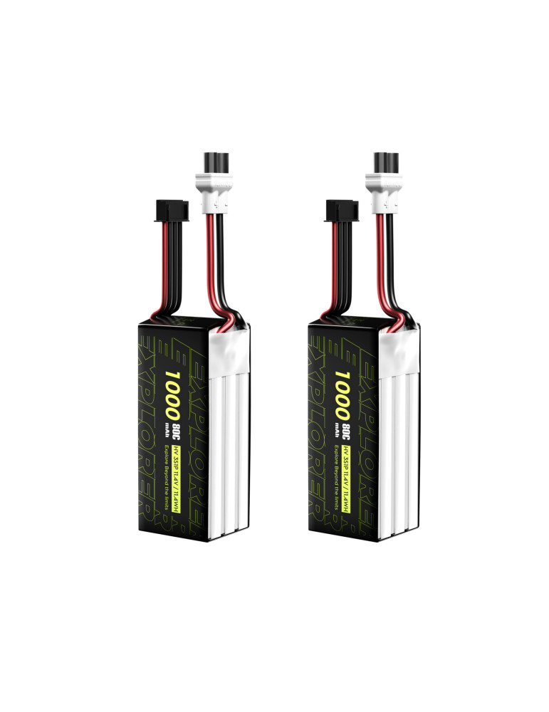 Flywoo Explorer 1000mAh 3S HV 80C (XT30) 2 Stück