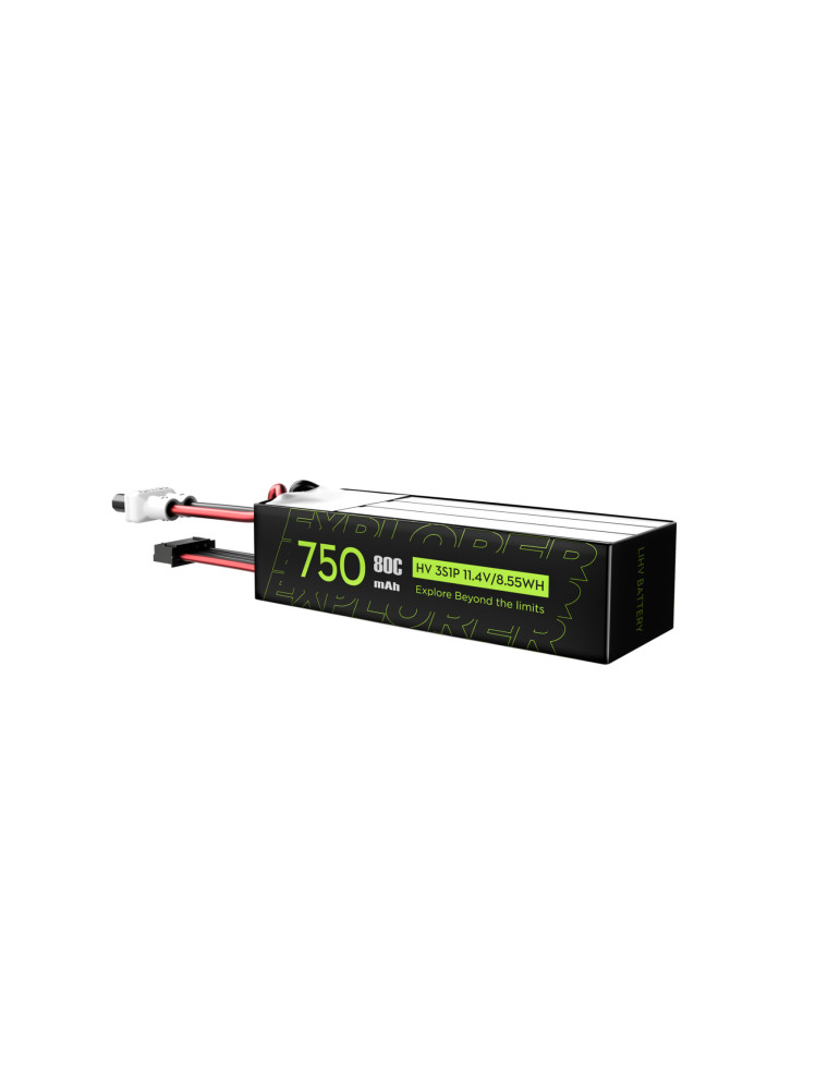 Flywoo Explorer 750mAh 3S HV 80C (XT30) 2 Pcs.