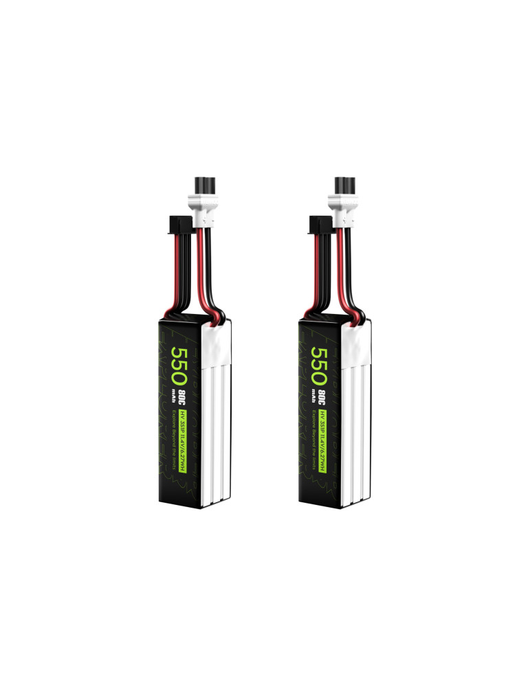 Flywoo Explorer 550mAh 3S HV 80C (XT30) 2 Stück