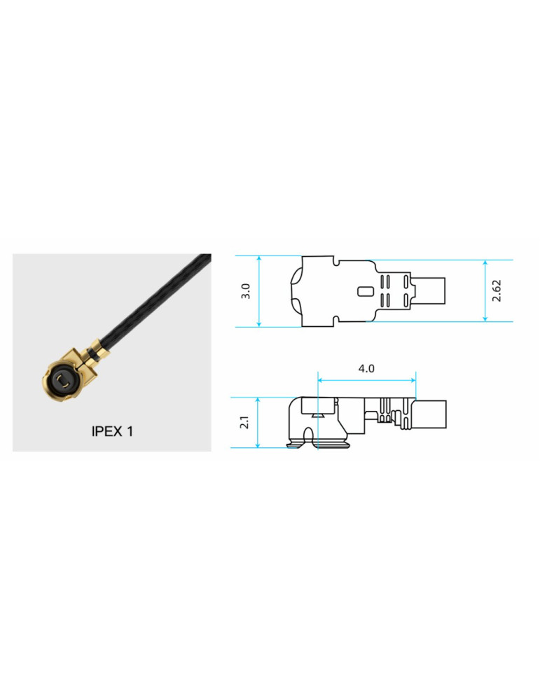 Flywoo ELRS 2.4Ghz Lightweight Antenne - 58mm