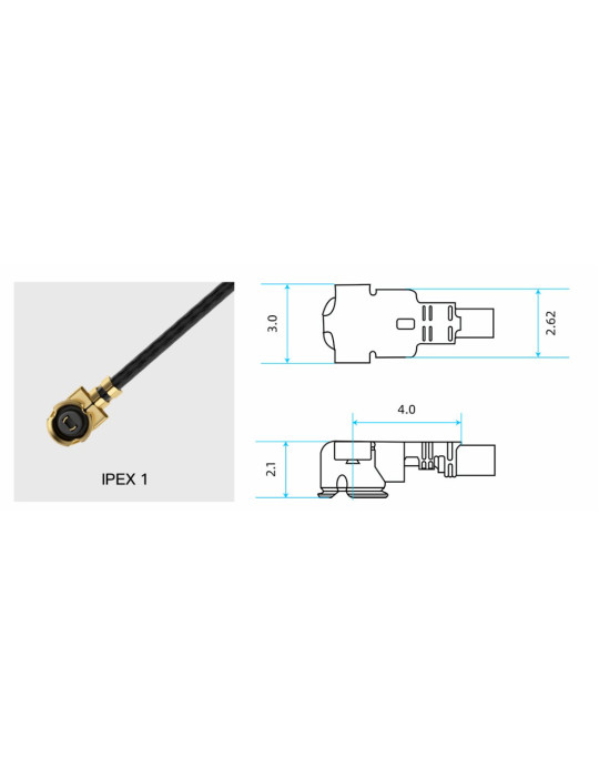 Flywoo ELRS 2.4Ghz Lightweight Antenne - 58mm