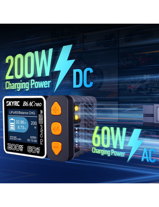 SKYRC B6ACneo 200W 10A Smart Charger