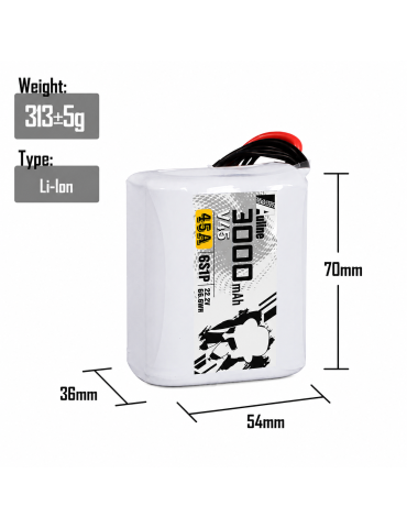 AULINE 3000mAh 6S V45 (XT60) 2