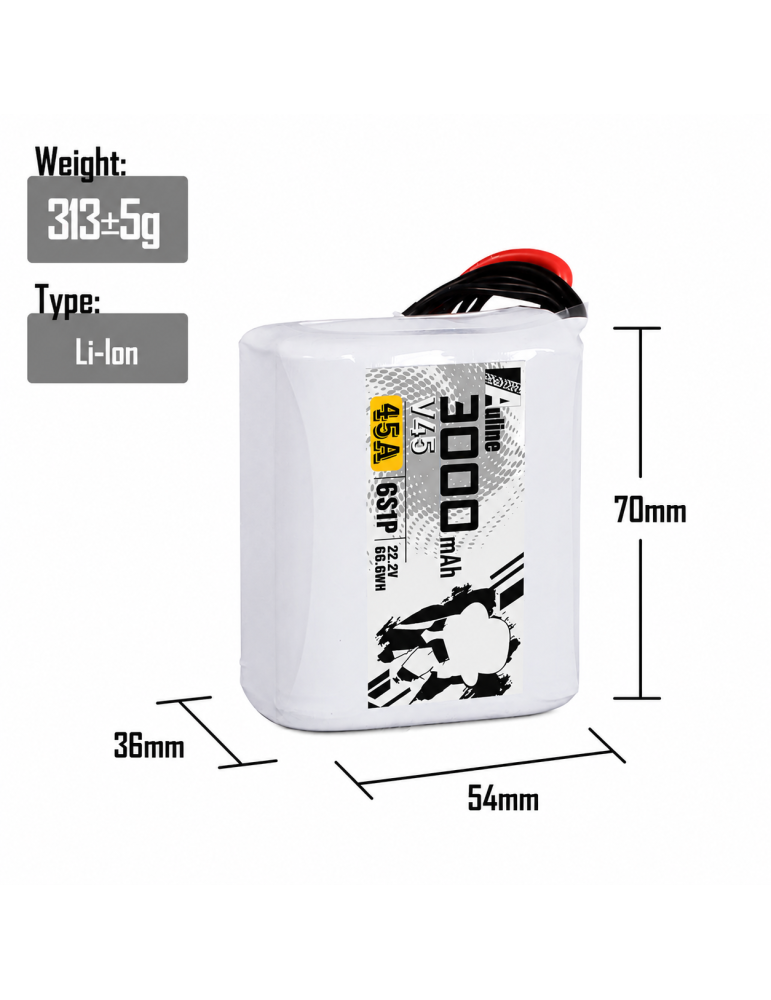 AULINE 3000mAh 6S V45 (XT60)