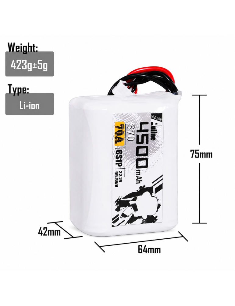 AULINE 4500mAh 6S S70 (XT60)