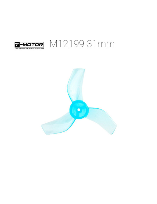 T-Motor M12199 31mm 1.2x1.9 3-Blade Tiny Whoop Propeller (1.0mm)