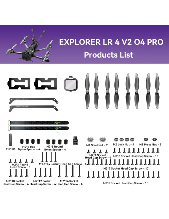 Flywoo Explorer LR4 V2 HD O4 PRO 4S (ELRS 2.4G)