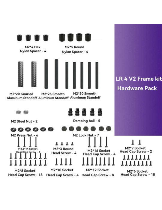 Flywoo Explorer LR 4 V2 Frame Kit