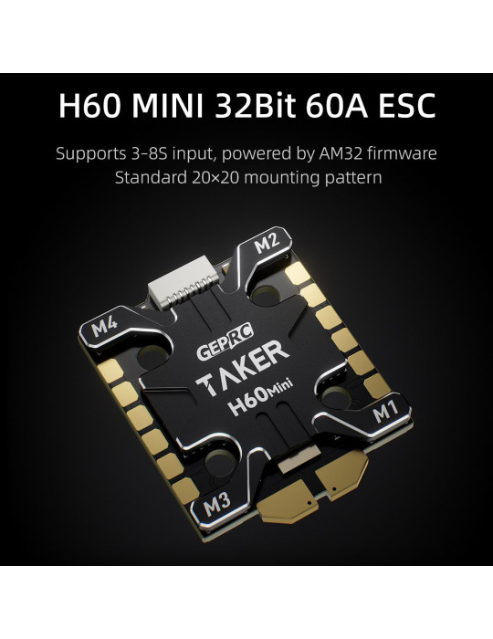 GepRC Taker H743 Mini 32Bit 60A Stack