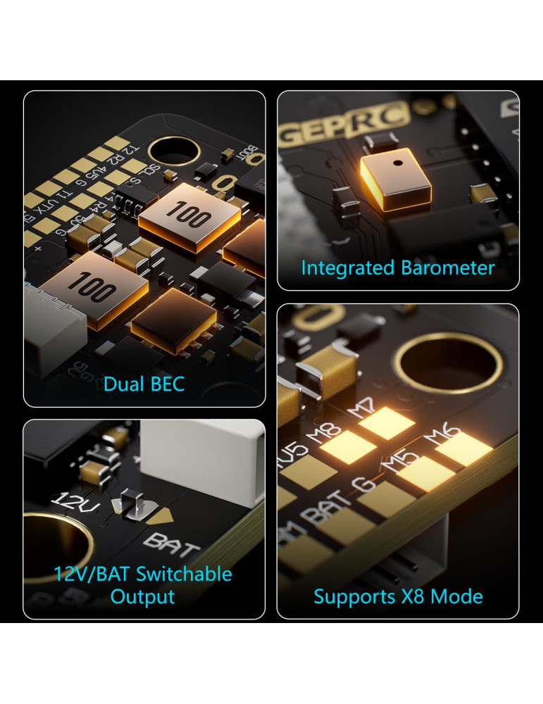 GepRC Taker H743 Mini 32Bit 60A Stack