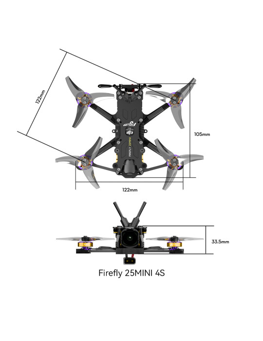 Flywoo Firefly 25MINI 3S Frame Kit