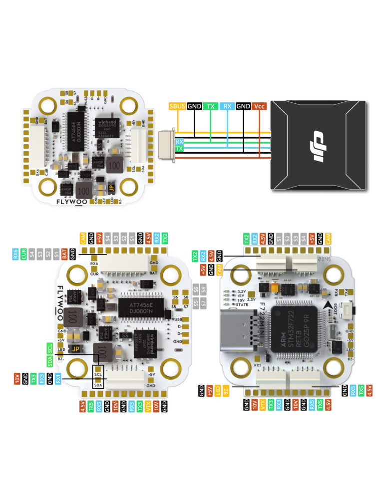 Flywoo GOKU F722 Pro Mini V2 HD 3-6S 45A 32Bit